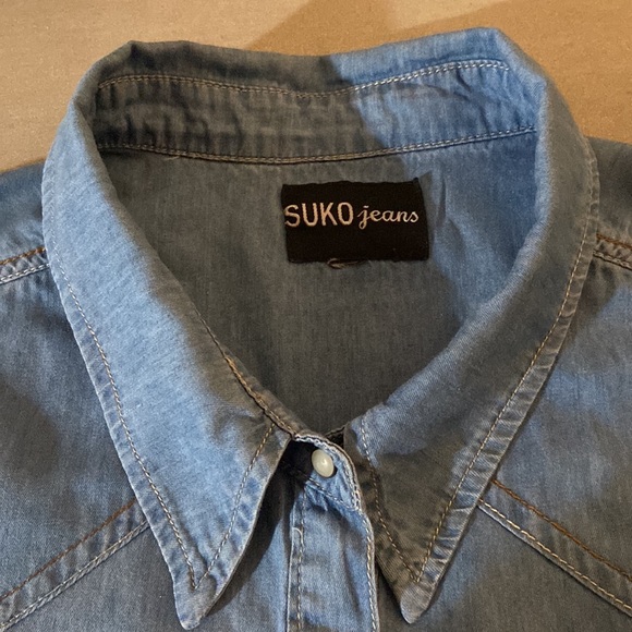 Vintage Suko Cotton Shirt Large - Picture 6 of 8